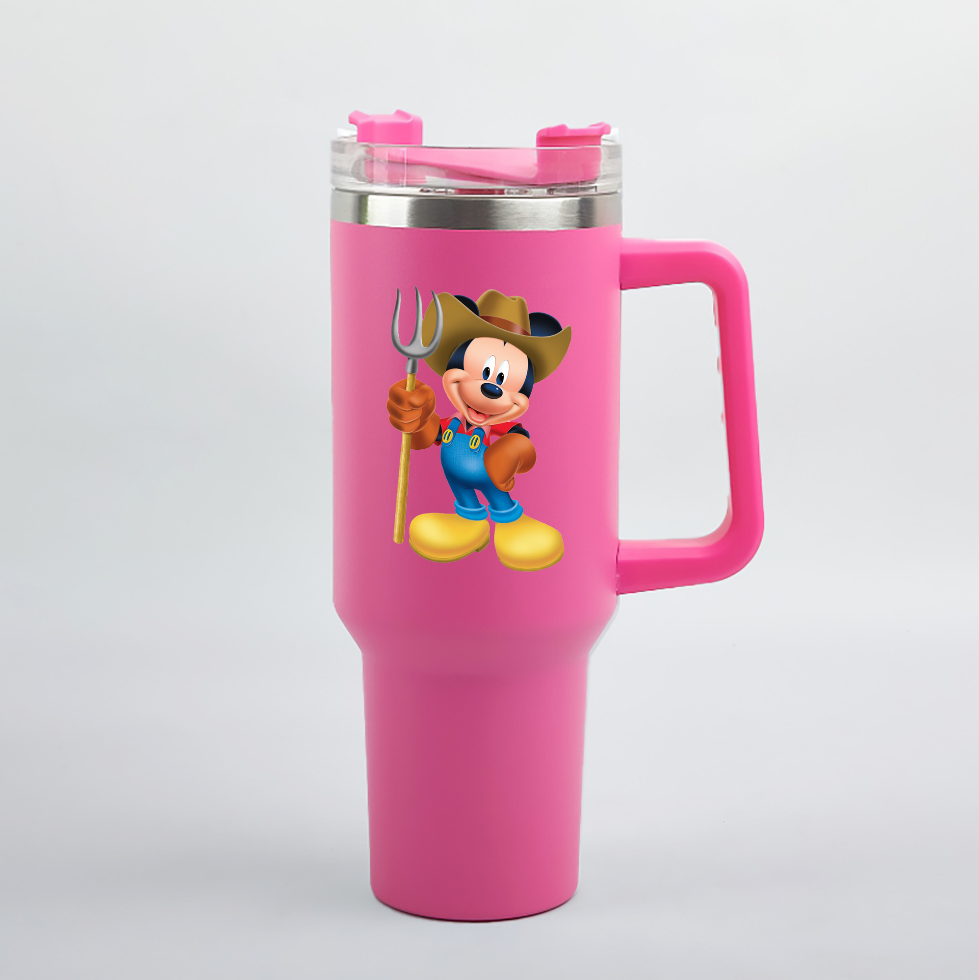 （画像用） ミッキーマウス Mickey Mouse 1200mL車用タンブラー（カラープリント）
